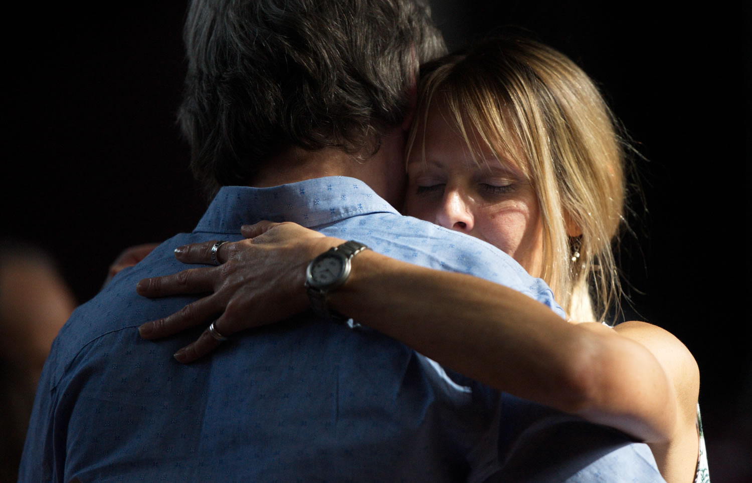 close up of couple in total tango immersion